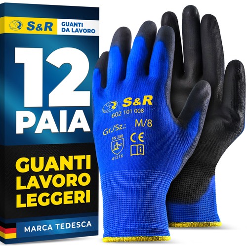 Guanti lavoro 12 - s&r,