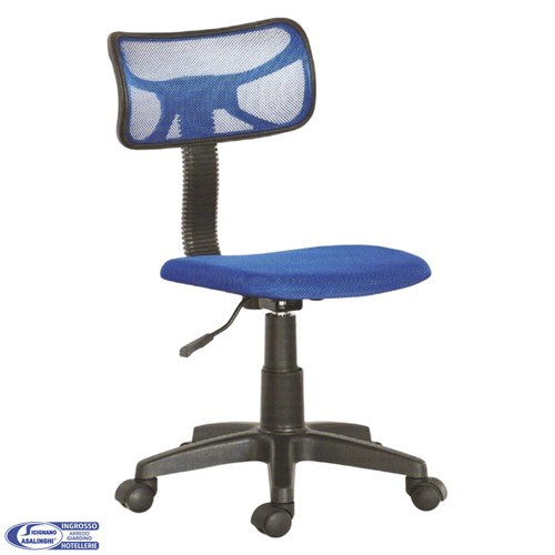 Sedia ufficio dattilo blu - sedia,