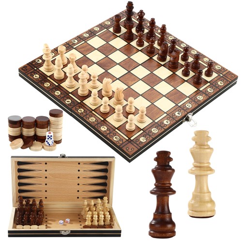 Scacchiera legno in 1 - in,