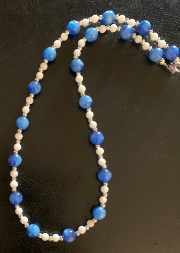 Collana perline resina - di,