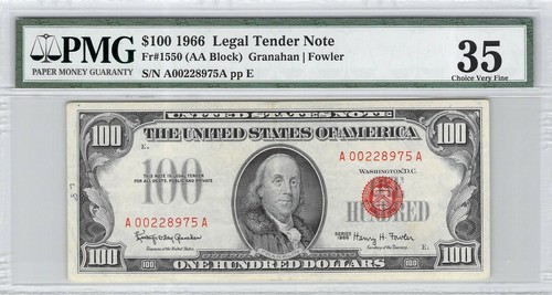 Usa 100 dollari 1966 - $100,