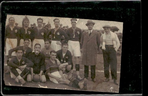 Cartolina calcio formazione