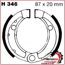 GANASCE FRENO PER QUAD BOMBARDIER 50/90 02>04 EBC H346 MESCOLA ORGANICA