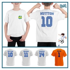 T-shirt Maglia da Uomo Bambino di Holly e Benji New Team Calcio Cartoni Animati