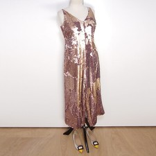 Kaos Tuta Paillettes Rosa Oro