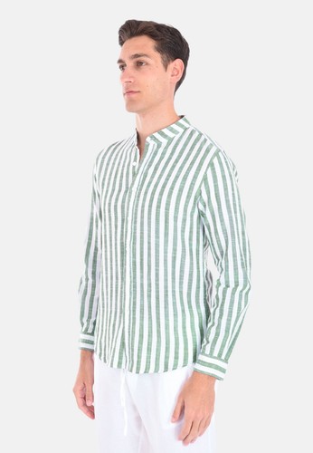 Camicia uomo lino - camicia, righe