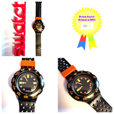 Swatch Scuba Usato SDB100 Barrier Reef 1990 Vintage Orologio da polso Anni 90