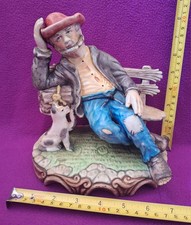 Vintage Ceramic Figurine Man &