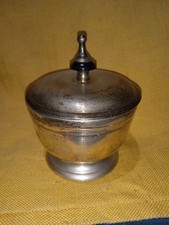 Antica Zuccheriera Silver Plated Vintage Collection Antiquariato Collezione...