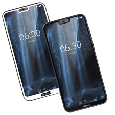 Pellicola vetro bordo colorato protezione schermo display per Nokia 6.1 Plus X6