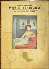 CARTONATO ORIGINALE PREMIATA PASTICCERIA MARIO FERRIGNO ACERRA AVA GARDNER