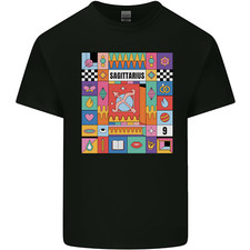 T-shirt uomo cotone leggero Un Sagittario vibrante segno zodiacale
