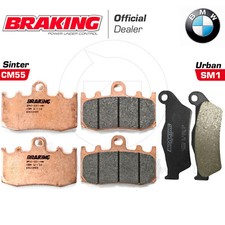 PASTIGLIE FRENO ANTERIORI + POSTERIORI BRAKING BMW R 1200 GS - ABS 2010 2011
