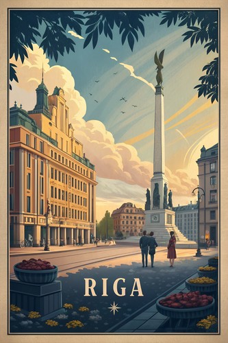 Poster viaggio accattivante - poster,