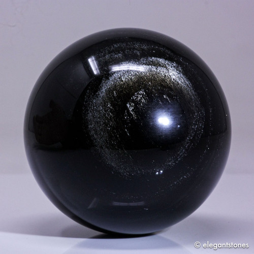 Sfera ossidiana lucida - di,