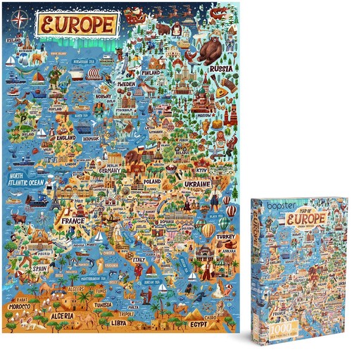 Mappa europa puzzle - d'europa,
