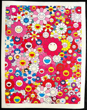 Takashi Murakami Litografia
