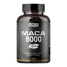 MACA Capsule Alto Dosaggio - Estratto di Radice 20:1 - 8000 mg Polvere Radice di Maca Gialla