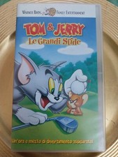 Tom & Jerry Le Grandi Sfide Videocassette VHS Film Cartoni Animati Anno 2000