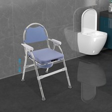 Sedia WC con Piastra Imbottita