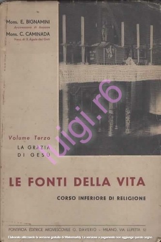 Fonti della vita la - fonti,