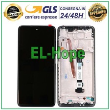 DISPLAY LCD + FRAME PER XIAOMI POCO  X3 NFC M2007J20CI TOUCH SCREEN SCHERMO NERO