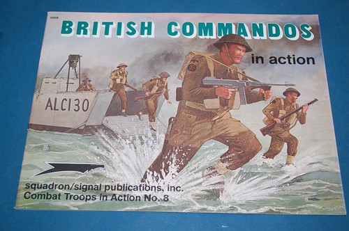 British commandos action - commandos, in