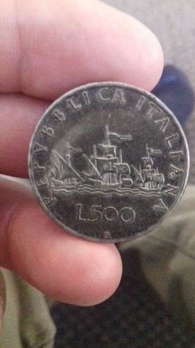 500 lire caravelle italia - caravelle,