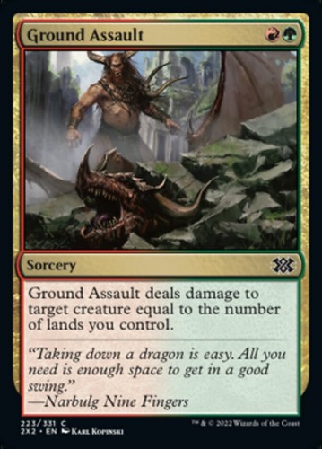 Assalto terra double - assalto, [double