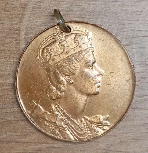Medaglia incoronazione regina - incoronazione,