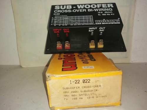 Crossover sub woofer - sub,