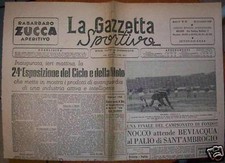 GAZZETTA SPORTIVA 24/11/1946 BOLOGNA LAZIO [CN482]