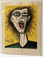 BERNARD BUFFET LITHOGRAPH MID CENTURY SORLIER PENCIL HAND SIGNED LIMITED VINTAGE