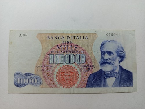 1000 lire verdi - verdi, 1⁰