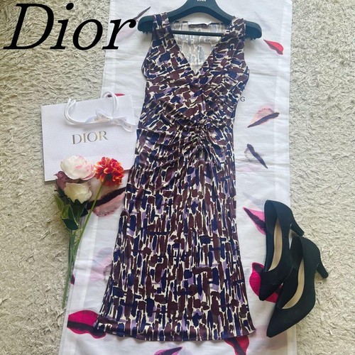 Christian dior gathered dress - christian,
