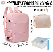 Hand Luggage Backpack + Makeup
