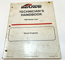 Manuale tecnico motore diesel originale MerCruiser 1996 90-806536960