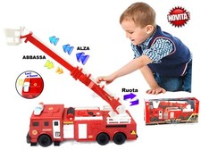 CAMION POMPIERI CON LUCI E