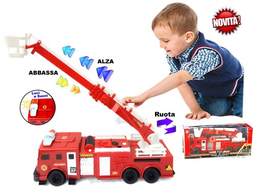 Camion pompieri grande con - camion,