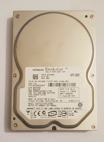 Hard disk 160gb sata - sata, hitachi