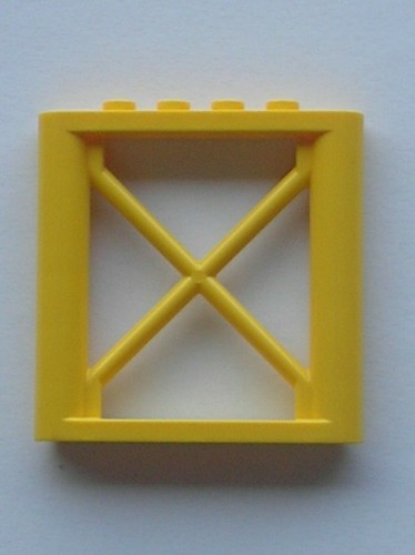 Lego yellow support x 5 - x,