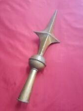 Asta d'epoca per bandiera in ottone