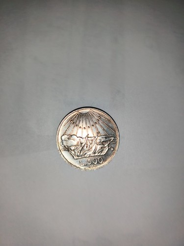Moneta 500 lire dante - 500,