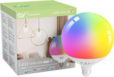Lampadina Wifi Smart Globo, LED 23W Lampadine a E27 Casa Intelligente 2500Lm,Mul
