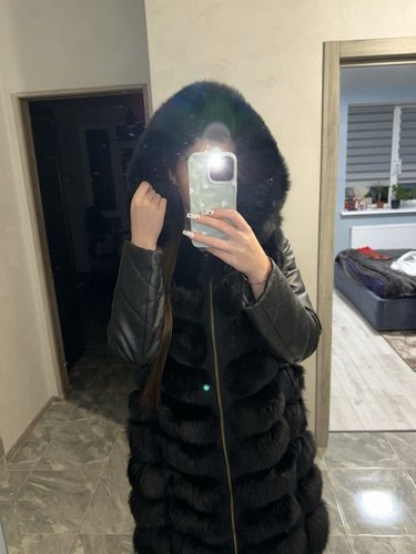 Cappotto pelliccia donna - , nero
