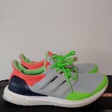 Adidas AF6219 Kolor Ultra Boost 1.0 Sneakers Verde Solare Arancione Running Taglia 8.5