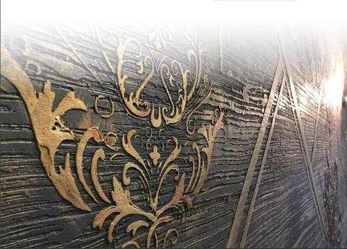 Stencil art marmorino tools - stencil,