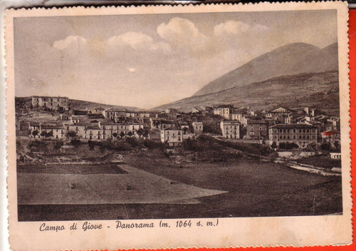 Cartolina campo giove - cartolina, di