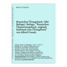 Libro Di Esercizi Russo. (Con Allegato). Allegato: "R COSACK, Alfred: