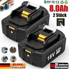 2 x 8,0 Ah per batteria Makita